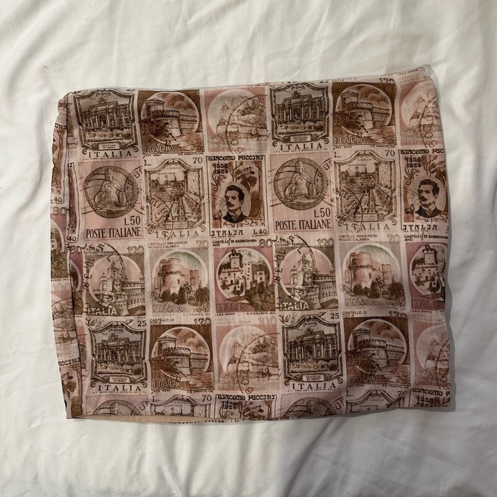 Tigermist Italian Postage Print Skirt